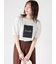 シアーアップリケTシャツ