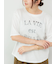 レースロゴプリントTシャツ