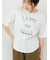 レースロゴプリントTシャツ