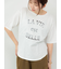 レースロゴプリントTシャツ