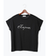 【接触冷感】スパンコールロゴフレンチスリーブTシャツ