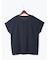 【接触冷感】スパンコールロゴフレンチスリーブTシャツ