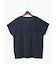 【接触冷感】スパンコールロゴフレンチスリーブTシャツ