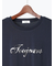 【接触冷感】スパンコールロゴフレンチスリーブTシャツ