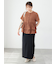 シアーチェックティアードブラウス
