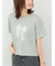 【接触冷感】レース刺繍クロップドTシャツ