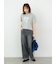 【接触冷感】レース刺繍クロップドTシャツ