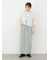 ポンポンヤーンニットショートベスト