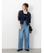 ビジュー付きシアーVネックカーディガン