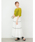 メッシュジャガードプルオーバーニット