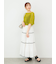 メッシュジャガードプルオーバーニット