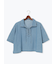デニムレースアップシャツ《2025autumn catalog item》