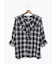 オンブレーチェックフリルブラウス《2025autumn catalog item》