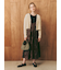 しわ加工フェイクレザーキャミワンピース《2025autumn catalog item》
