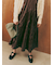 しわ加工フェイクレザーキャミワンピース《2025autumn catalog item》