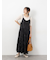 しわ加工フェイクレザーキャミワンピース《2025autumn catalog item》