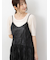 しわ加工フェイクレザーキャミワンピース《2025autumn catalog item》