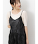 しわ加工フェイクレザーキャミワンピース《2025autumn catalog item》