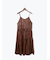 しわ加工フェイクレザーキャミワンピース《2025autumn catalog item》