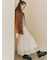 レーステープギャザースカート《2025autumn catalog item》