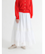 レーステープギャザースカート《2025autumn catalog item》