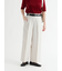タックストレートパンツ