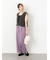 タックストレートパンツ