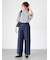タックストレートパンツ