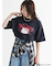 【HELLO KITTY】ミニ裏毛プリント5分袖トップス