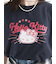 【HELLO KITTY】ミニ裏毛プリント5分袖トップス
