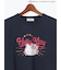 【HELLO KITTY】ミニ裏毛プリント5分袖トップス