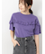 ピグメントVフリルTシャツ