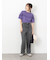 ピグメントVフリルTシャツ