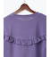 ピグメントVフリルTシャツ