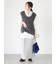 胸刺繍オーバーサイズシャツ《2025autumn catalog item》