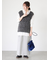 胸刺繍オーバーサイズシャツ《2025autumn catalog item》