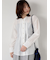 フロントタック入りシアーシャツ
