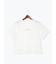 型押しプリント袖切替Tシャツ