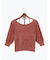 ベロアモール前後2WAYリボンニット《2025autumn catalog item》