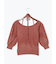 ベロアモール前後2WAYリボンニット《2025autumn catalog item》