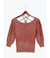 ベロアモール前後2WAYリボンニット《2025autumn catalog item》