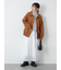 シャーリング衿付きカーディガン《2025autumn catalog item》