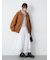 シャーリング衿付きカーディガン《2025autumn catalog item》