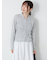 シャーリング衿付きカーディガン《2025autumn catalog item》