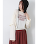 フェイクレイヤードプリントTシャツ