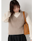 シャギーVネックベスト