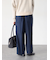 タックストレートパンツ