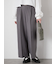 タックストレートパンツ