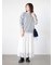もちもちメランジクルーネックニット
