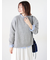 もちもちメランジクルーネックニット